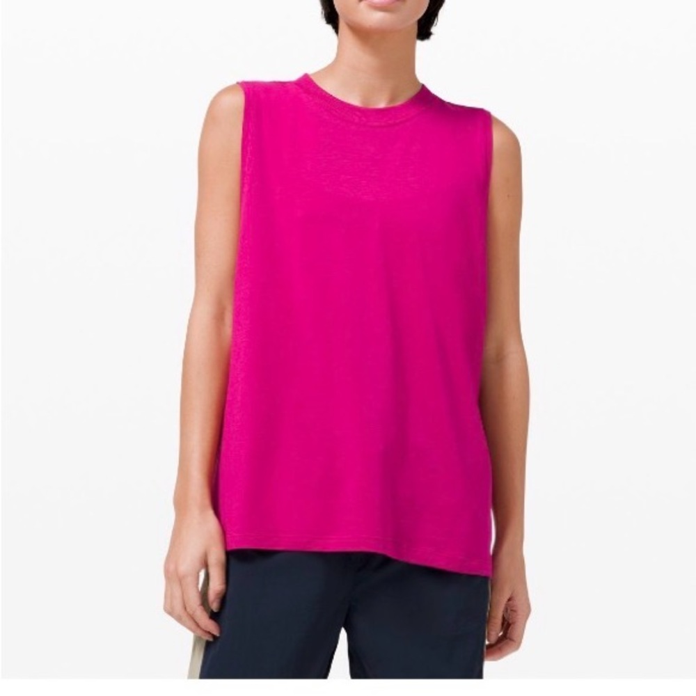 Lululemon All Yours Tank Top size 4 Ripened Raspberry - Picture 1 of 3
